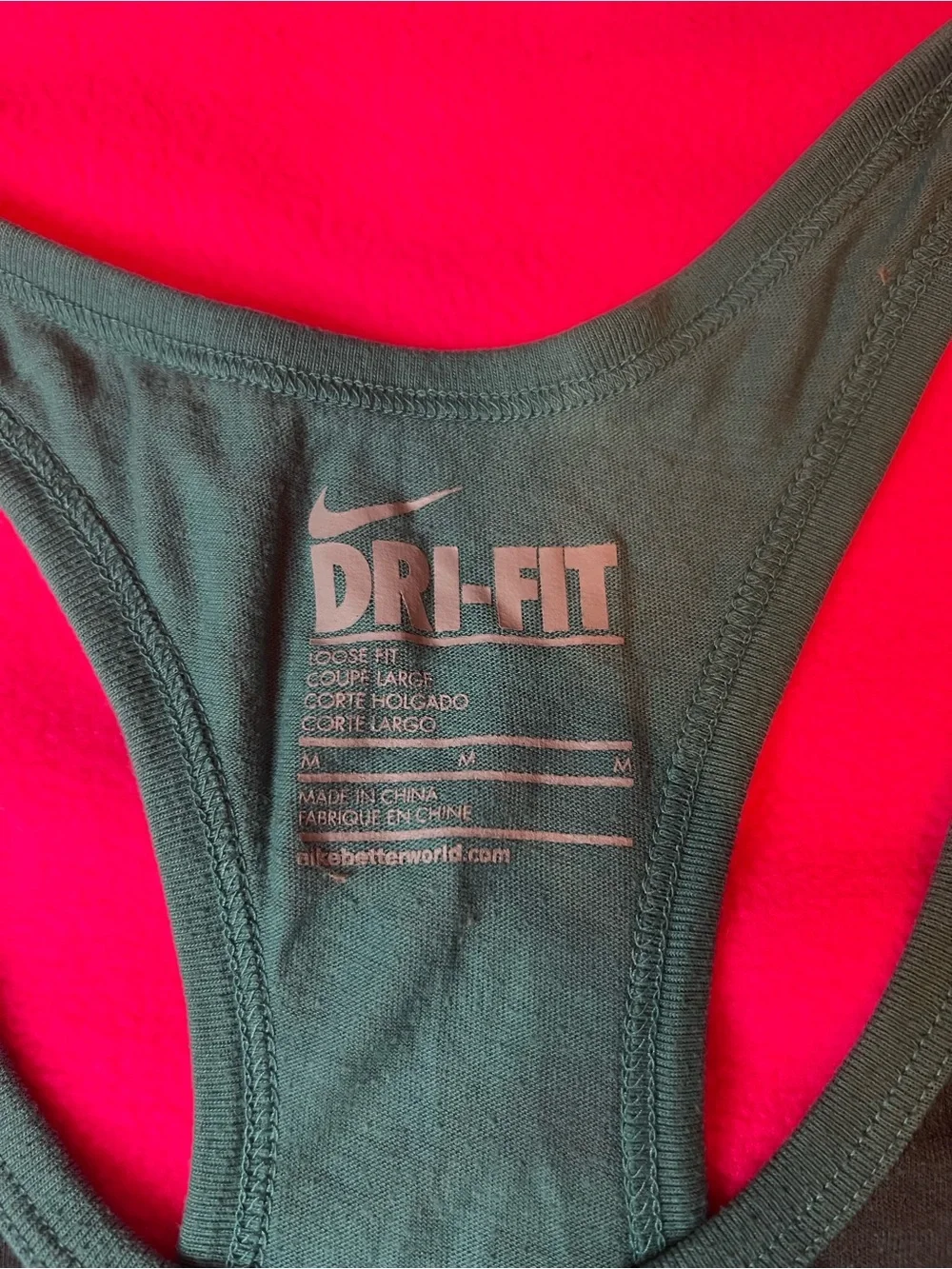 Nike Women’s Dri-FIT Racerback Tank - Black/Teal